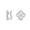 Alhambra Paved Diamond Earrings