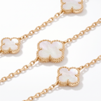 Alhambra Pearl Clover 16 Motifs Long Clover Necklace