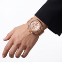 AP 26315OR.OO.1256OR.01 Chronograph Rose Gold White Dial Automatic Watch