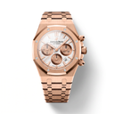 AP 26315OR.OO.1256OR.01 Chronograph Rose Gold White Dial Automatic Watch