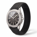 Aquanaut Black Dial Stainless Steel Tropical Band Men's Watch