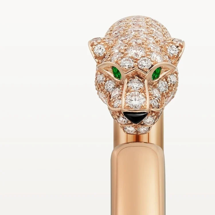 Pink Gold Bracelet of the Panther Queen – Sparkle Touch, Small model