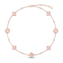 Blossom Pearl and Paved 7 Motifs Necklace