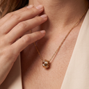Chessboard Pendant Necklace