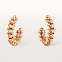 Clash De Diamond Hoop  Earrings