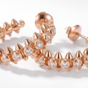Small Clash De Diamond Hoop Earrings