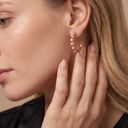 Small Clash De Diamond Hoop Earrings
