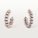 Clash De Diamond Hoop  Earrings