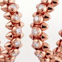 Clash De Diamond Hoop  Earrings