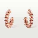 Clash De Diamond Hoop  Earrings