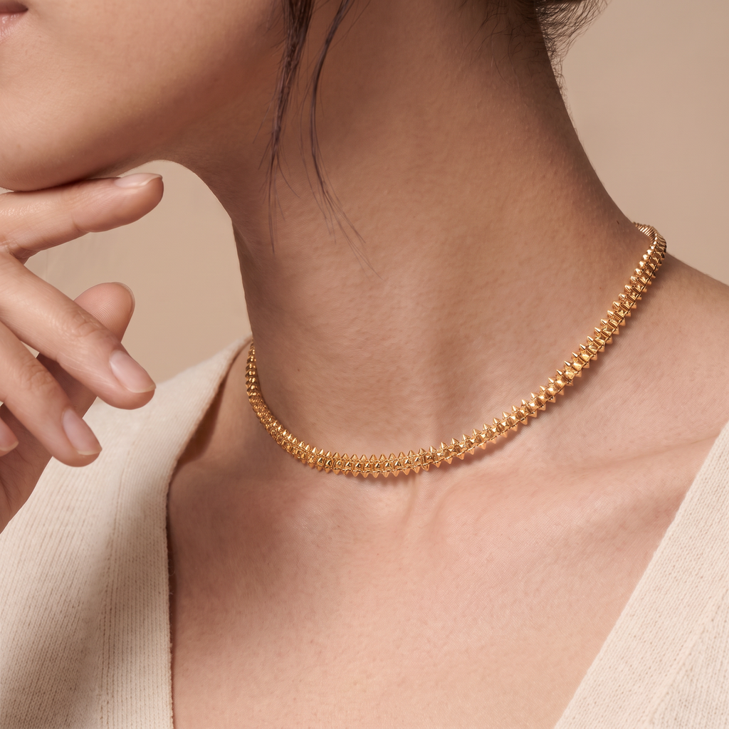 Clash De Stud Link Necklace