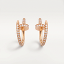 Classic Juste Un Clou Full-Paved Hoop Earrings