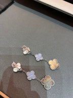 Clover Earrings Silver MOP 3 Motifs Elegant Luxury High Quality