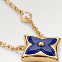 Color Blossom Blue Star Motif Necklace