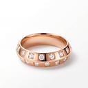 Damier de Chessboard Band Ring