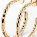 Damier de Large Hoop Earrings