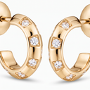 Damier de Small Hoop Earrings