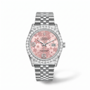 Datejust 116200 Floral Dial Diamond Bezel Automatic Watch