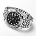 Datejust 116234 Black Computer Dial Stainless Steel Jubilee Automatic Watch