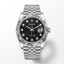 Datejust 116234 Black Computer Dial Stainless Steel Jubilee Automatic Watch