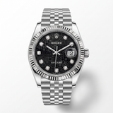 Datejust 116234 Black Computer Dial Stainless Steel Jubilee Automatic Watch