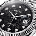 Datejust 116234 Black Computer Dial Stainless Steel Jubilee Automatic Watch