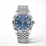 Datejust 126234 Blue Computer Dial Stainless Steel Jubilee Automatic Watch