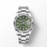 Datejust 126234 Green Palm Dial Stainless Steel Automatic Watch