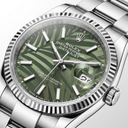 Datejust 126234 Green Palm Dial Stainless Steel Automatic Watch