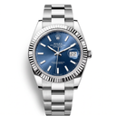 Datejust 126334 Blue Dial Fluted Bezel Oyster Stainless Steel Men's Watch