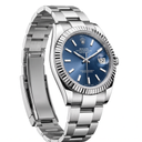 Datejust 126334 Blue Dial Fluted Bezel Oyster Stainless Steel Men's Watch