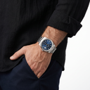 Datejust 126334 Blue Dial Fluted Bezel Oyster Stainless Steel Men's Watch