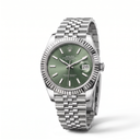 Datejust 126334 Classic Green Dial Oystersteel And White Gold Men's Watch
