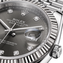 Datejust 126334 Dark Grey And Diamonds Dial Stainless Steel Automatic Men's Watch