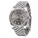 Datejust 126334 Dark Grey And Diamonds Dial Stainless Steel Automatic Men's Watch