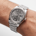 Datejust 126334 Dark Grey And Diamonds Dial Stainless Steel Automatic Men's Watch