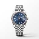 Datejust 126334 Oystersteel Bright Blue Fluted Dial Men's Watch