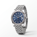 Datejust 126334 Oystersteel Bright Blue Fluted Dial Men's Watch