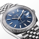 Datejust 126334 Oystersteel Bright Blue Fluted Dial Men's Watch