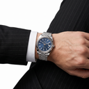 Datejust 126334 Oystersteel Bright Blue Fluted Dial Men's Watch