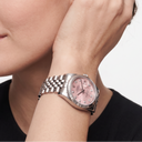 Datejust Pink Computer Dial Stainless Steel Jubilee Automatic Watch