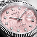 Datejust Pink Computer Dial Stainless Steel Jubilee Automatic Watch