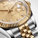 Datejust 16233 Golden Computer Dial Stainless Steel Automatic Watch
