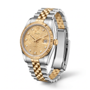 Datejust 16233 Golden Computer Dial Stainless Steel Automatic Watch