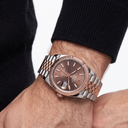 Datejust Everose Chocolate Dial Oystersteel Automatic Men's Watch