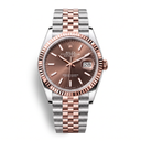 Datejust Everose Chocolate Dial Oystersteel Automatic Men's Watch
