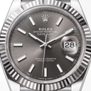 Datejust M126334 Oyster Perpetual Oystersteel Gray Dial Automatic Men's Watch