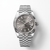 Datejust M126334 Oyster Perpetual Oystersteel Gray Dial Automatic Men's Watch