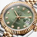 Datejust Olive Green Diamond Dial Yellow Gold 278273 Automatic Watch