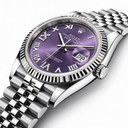 Datejust Roman Index VI and IX Diamond Aubergine Dial 278274 Automatic Watch